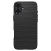 Custodia Spigen Liquid Air per Apple iPhone 16, nero opaco