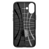 Custodia Spigen Liquid Air per Apple iPhone 16, nero opaco