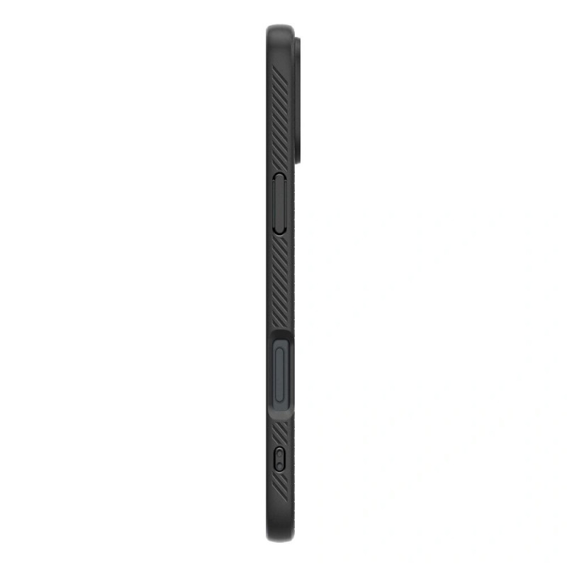 Custodia Spigen Liquid Air per Apple iPhone 16, nero opaco