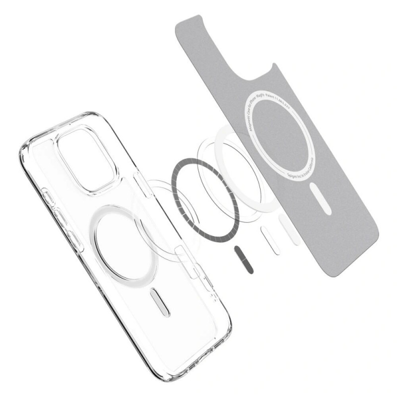 Custodia Spigen Ultra Hybrid Mag MagSafe per Apple iPhone 16 Pro, Frost Clear