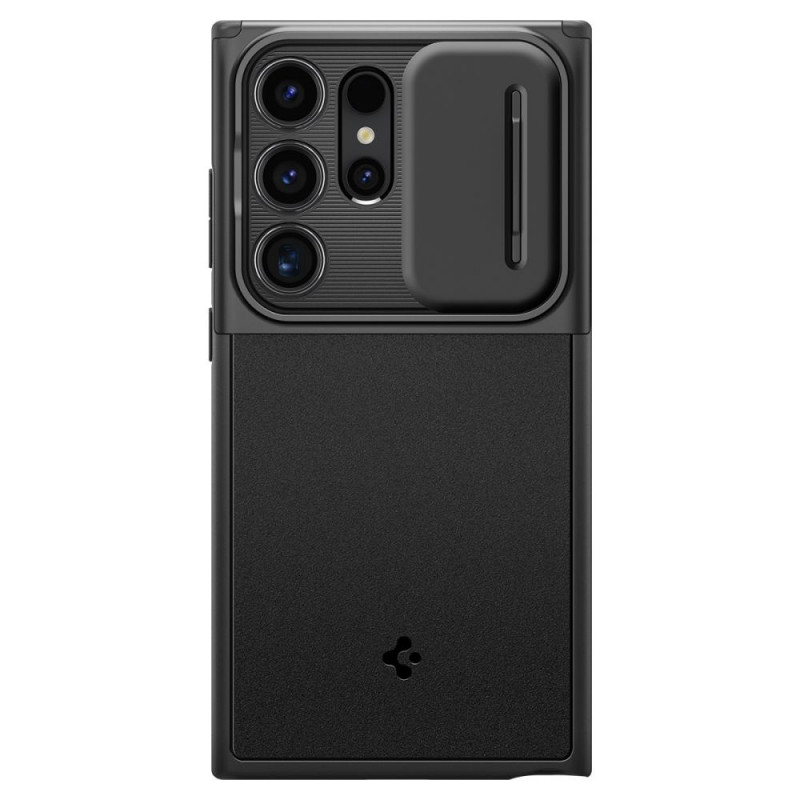 Custodia Spigen Optik Armor per Samsung Galaxy S24 Ultra, nera