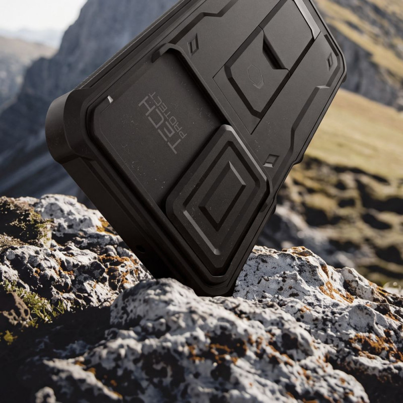 Custodia rugged Tech-Protect Kevlar Cam+ 2-Set per Samsung Galaxy A17 / A18 4G / 5G, nera