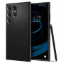 Custodia Spigen Liquid Air per Samsung Galaxy S24 Ultra, nero opaco