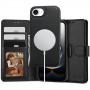 Custodia Wallet MagSafe Tech-Protect per Apple iPhone 17e / 16e, nero opaco