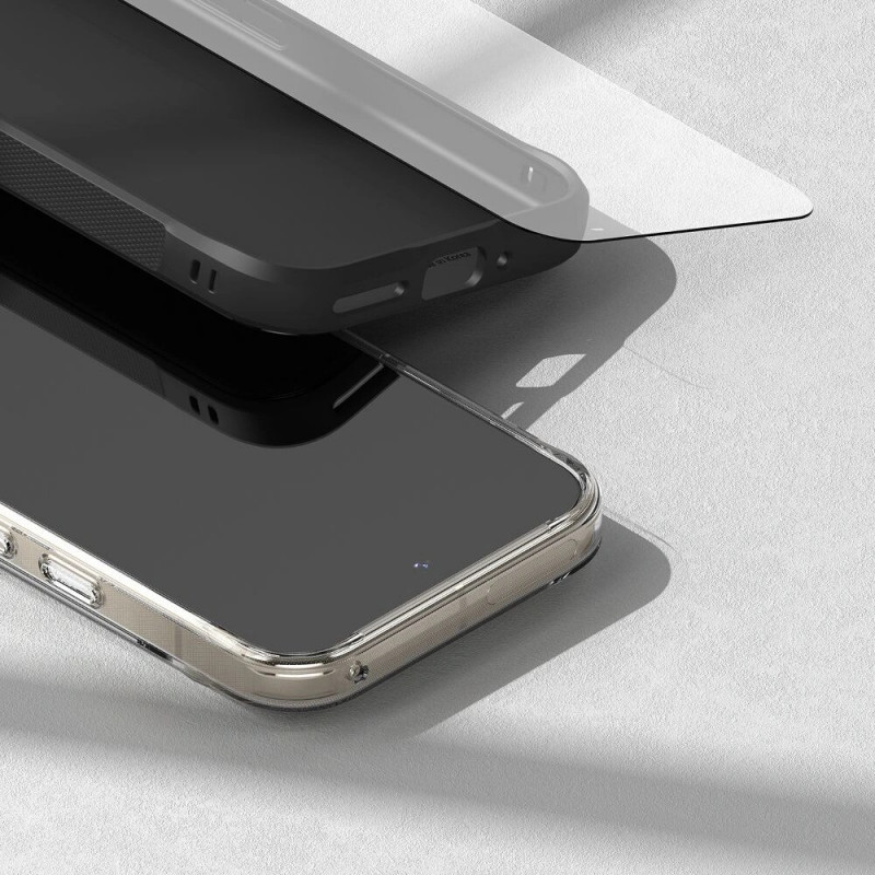Proteggi schermo in vetro temperato Ringke Easy Slide per Google Pixel 9 / 9 Pro / 10 / 10 Pro (2 pz), trasparente