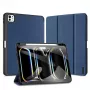 Custodia Domo Dux Ducis con patta e smart sleep per Xiaomi Pad 6 / 6 Pro, blu