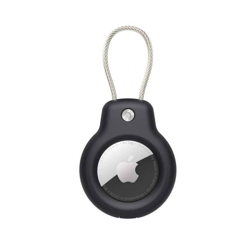 Custodia Rough Vein Tech-Protect per Apple AirTag, nera (2 pz)