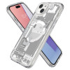 Custodia Spigen Ultra Hybrid Mag con MagSafe per Apple iPhone 15 Plus / 14 Plus, Zero One, bianca