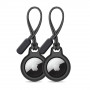 Custodia portachiavi Tech-Protect Rough Chain per Apple AirTag, nera (2 pz)