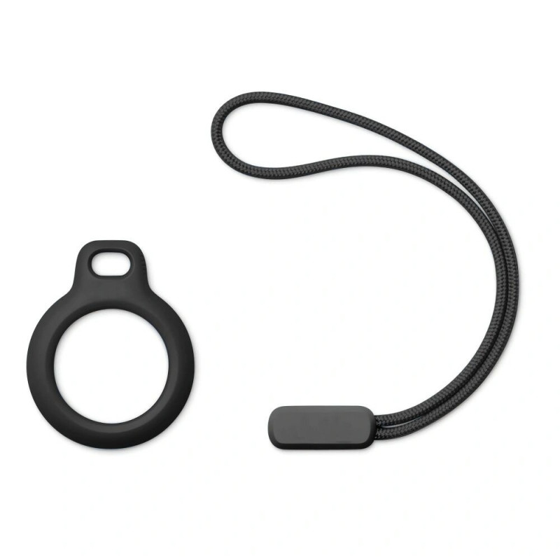 Custodia portachiavi Tech-Protect Rough Chain per Apple AirTag, nera (2 pz)