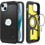 Custodia Spigen Tough Armor Mag con MagSafe per Apple iPhone 15, nera