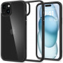 Custodia Spigen Ultra Hybrid per Apple iPhone 15, nero opaco