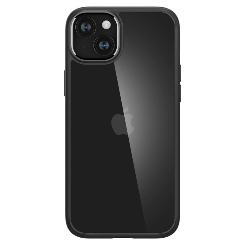 Custodia Spigen Ultra Hybrid per Apple iPhone 15, nero opaco