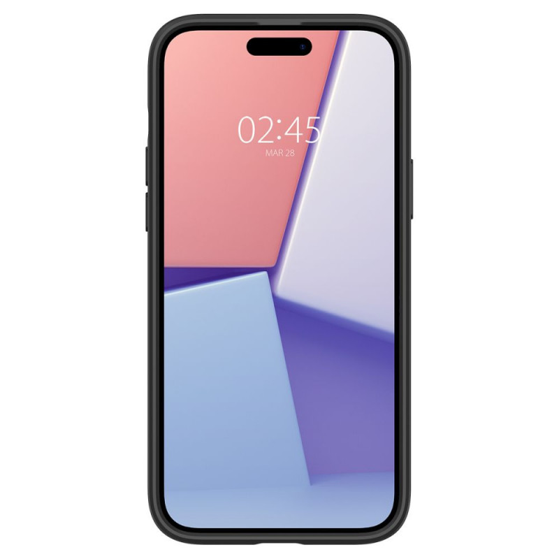 Custodia Spigen Ultra Hybrid per Apple iPhone 15, nero opaco