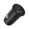 Caricabatterie da auto Tech-Protect CC02 a 2 porte USB-A / USB-C, PD 35W / QC 3.0, nero (THP4079)