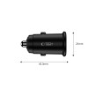 Caricabatterie da auto Tech-Protect CC02 a 2 porte USB-A / USB-C, PD 35W / QC 3.0, nero (THP4079)