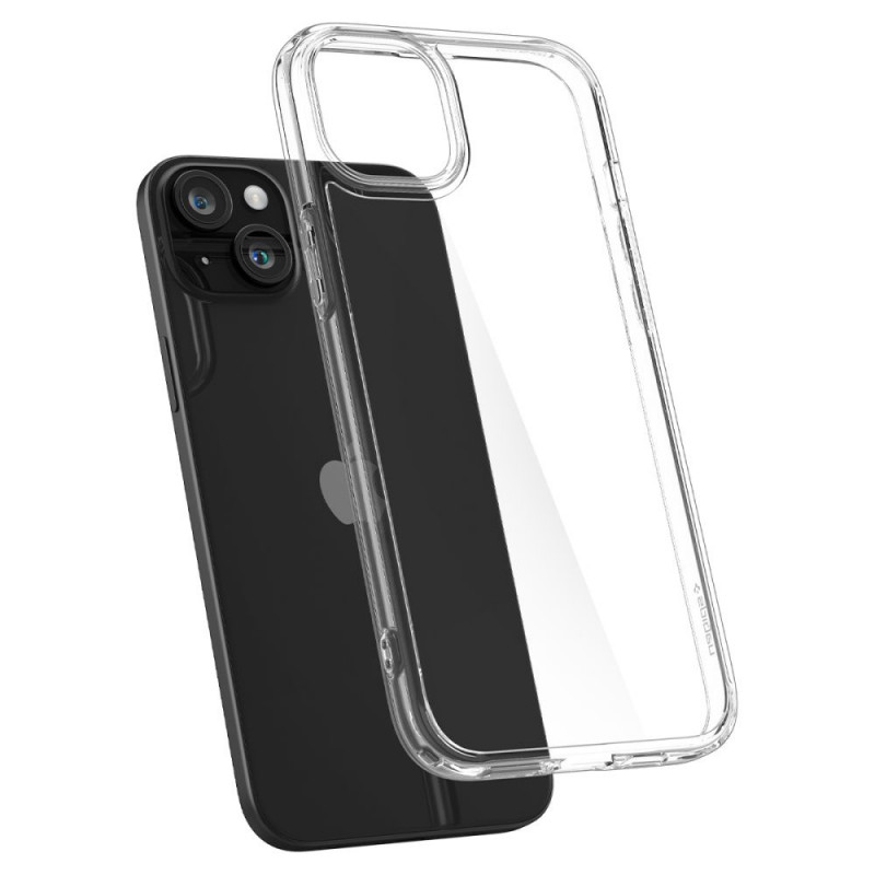 Custodia Spigen Ultra Hybrid per Apple iPhone 15, Crystal Clear