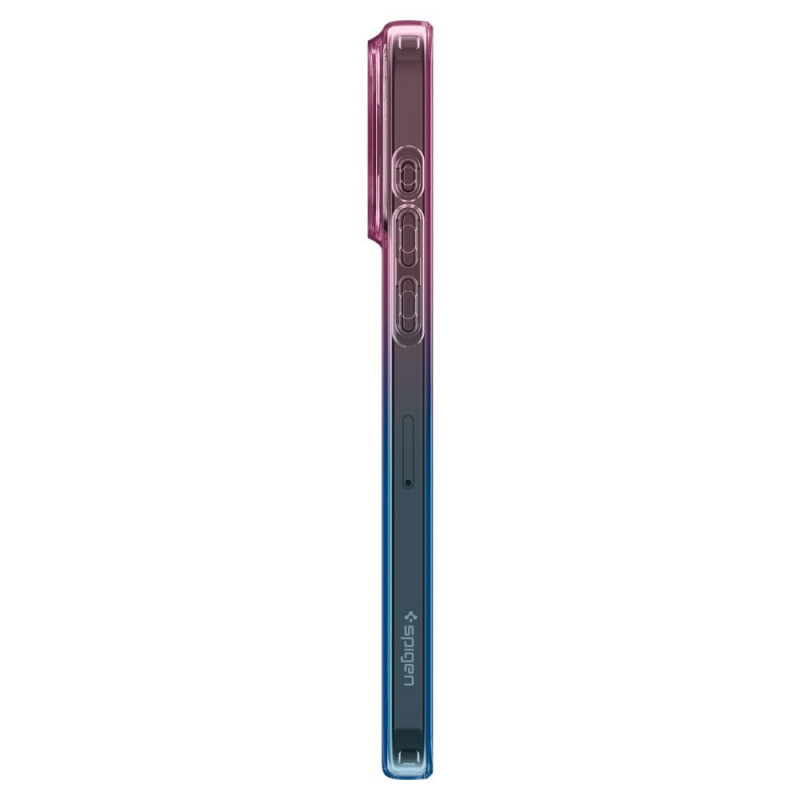 Custodia Liquid Crystal Spigen per Apple iPhone 15 Pro, rosa gradazione