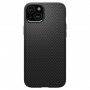 Custodia Spigen Liquid Air per Apple iPhone 15 Plus / 14 Plus, nero opaco