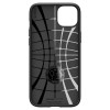 Custodia Spigen Liquid Air per Apple iPhone 15 Plus / 14 Plus, nero opaco