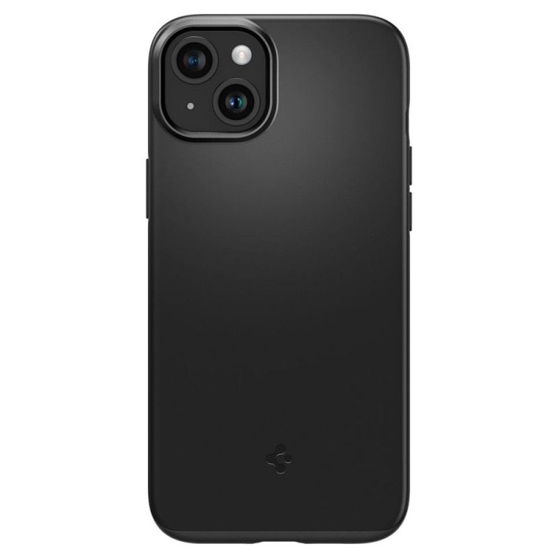 Custodia Thin Fit Spigen per Apple iPhone 15 Plus / 14 Plus, nera