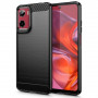 Custodia Tech-Protect TPUCarbon per Motorola Moto G05 / E15, nera