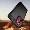 Custodia Tech-Protect TPUCarbon per Motorola Moto G05 / E15, nera