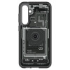 Custodia Ultra Hybrid Spigen per Samsung Galaxy S23 FE, Zero One, grigio scuro