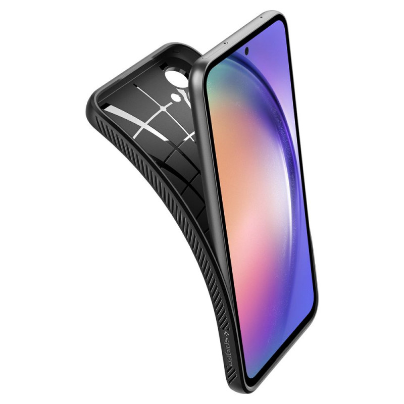 Custodia Spigen Liquid Air per Samsung Galaxy A54 5G, nero opaco
