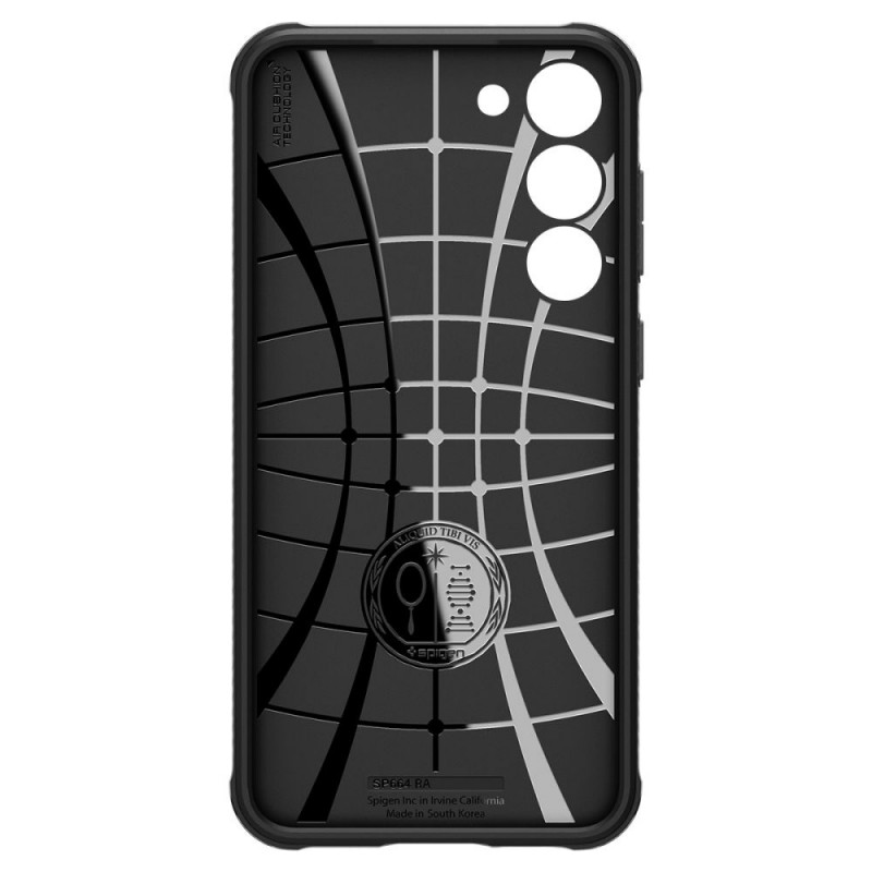 Custodia Spigen Rugged Armor per Samsung Galaxy S23, nero opaco