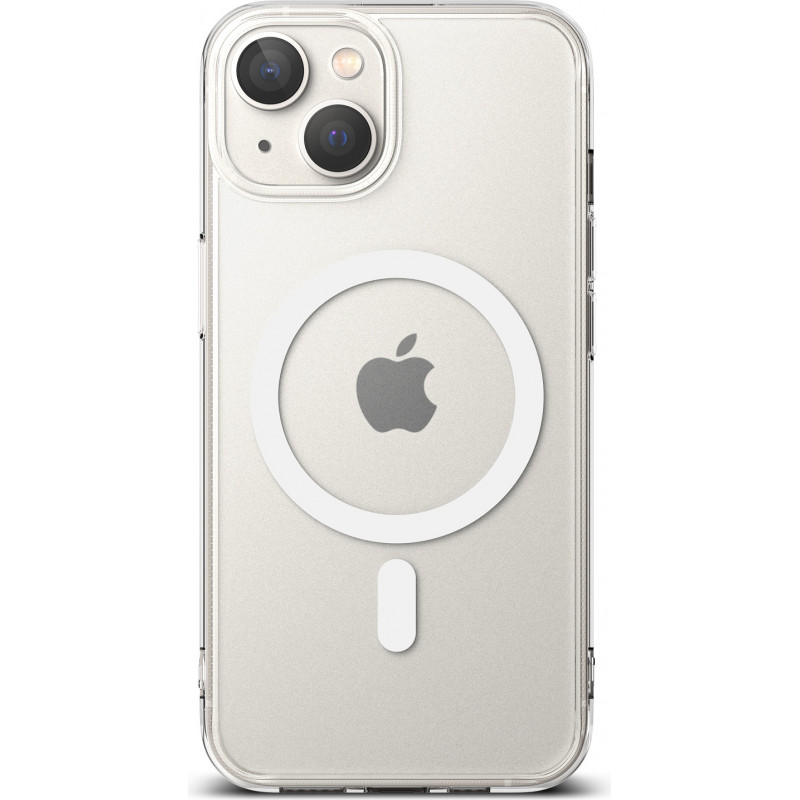 Custodia MagSafe Ringke Fusion Magnetic (RGK1679) per Apple iPhone 14 Plus / 15 Plus, trasparente opaco