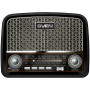 SVEN SRP-555 Radio Speaker, nero-argento, 3 W, FM/AM/SW, USB, SD/microSD, batteria