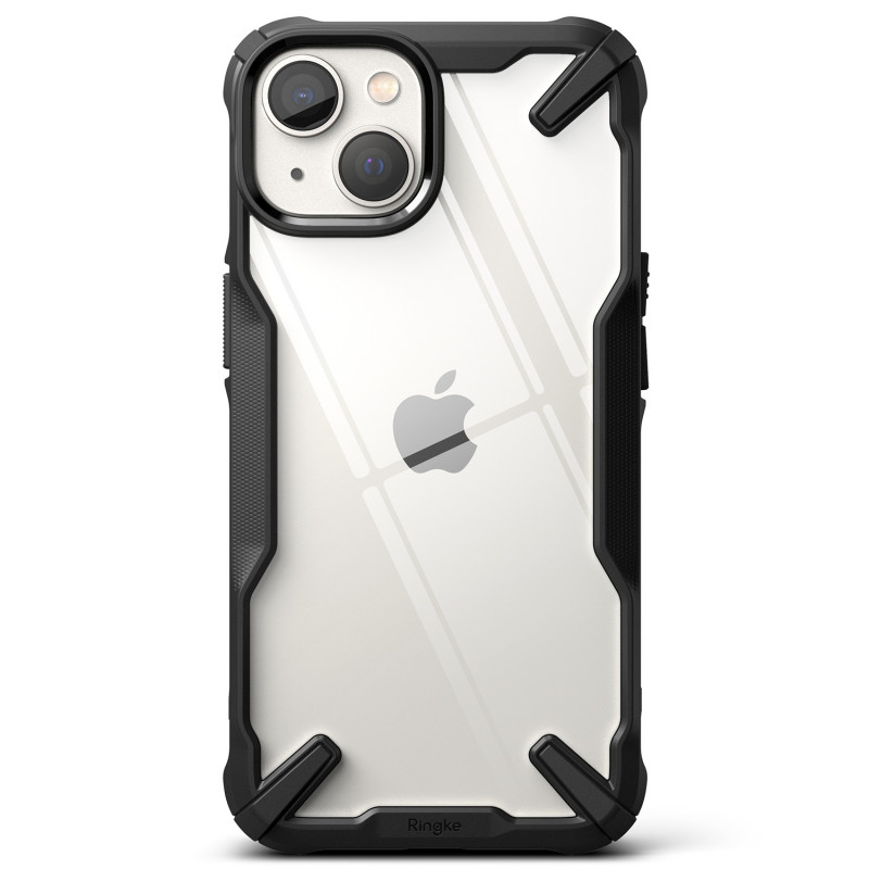Custodia Ringke Fusion-X Design per Apple iPhone 14 Plus / 15 Plus, nera