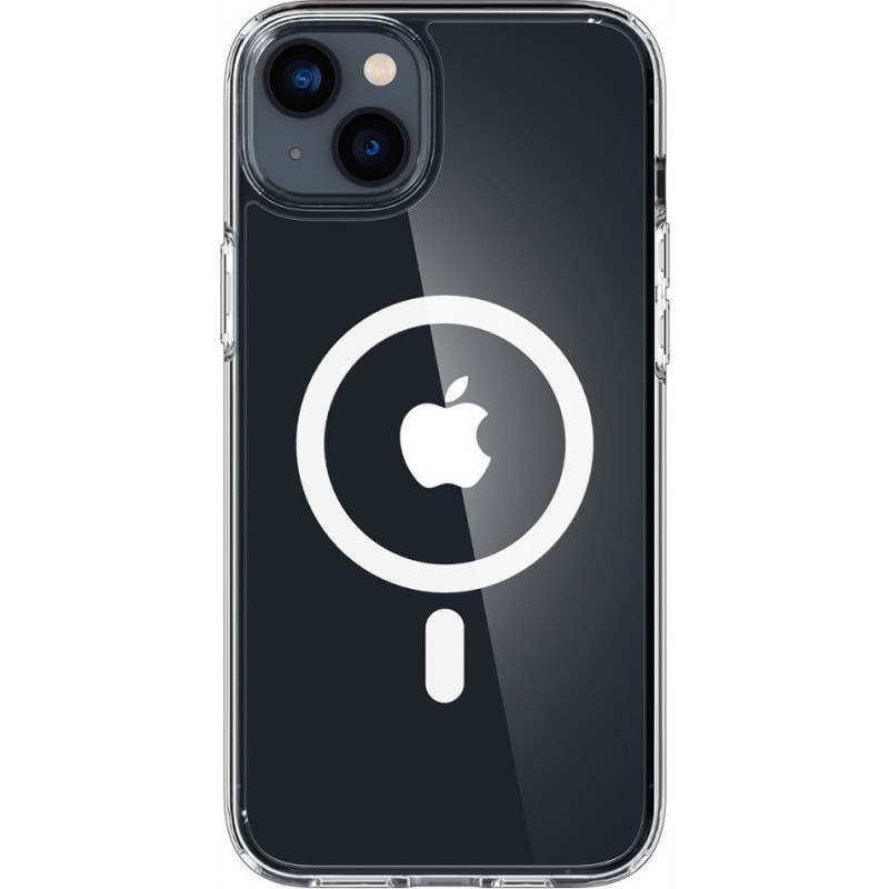 Custodia MagSafe Spigen Ultra Hybrid Mag (ACS05048) per Apple iPhone 14, bianca