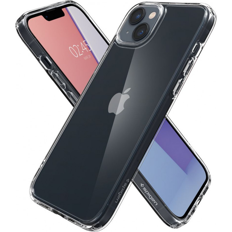 Custodia Spigen Ultra Hybrid (ACS05040) per Apple iPhone 14, Crystal Clear