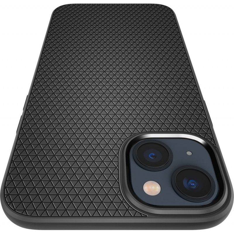Custodia Spigen Liquid Air (ACS05037) per Apple iPhone 14, nero opaco