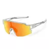 Occhiali da ciclismo polarizzati per bambini Rockbros con protezione UV, grigio