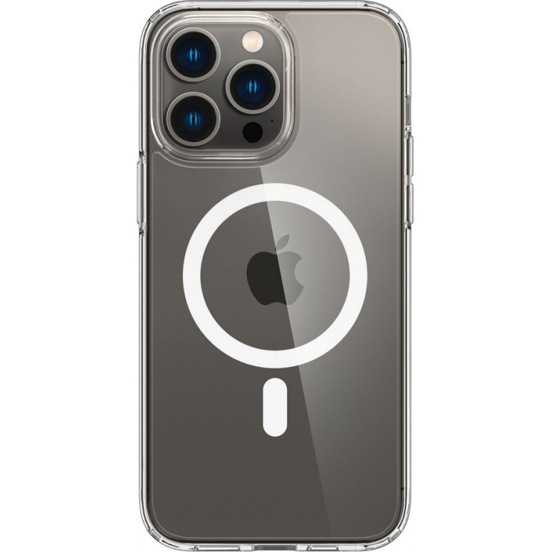 Custodia MagSafe Spigen Ultra Hybrid Mag (ACS04969) per Apple iPhone 14 Pro, bianca