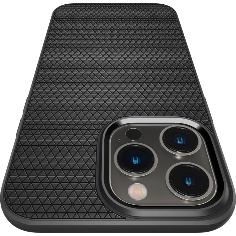 Custodia Spigen Liquid Air (ACS04957) per Apple iPhone 14 Pro, nero opaco