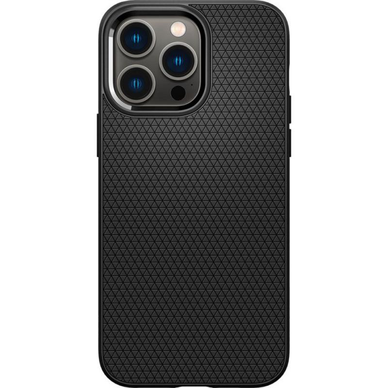 Custodia Spigen Liquid Air (ACS04957) per Apple iPhone 14 Pro, nero opaco