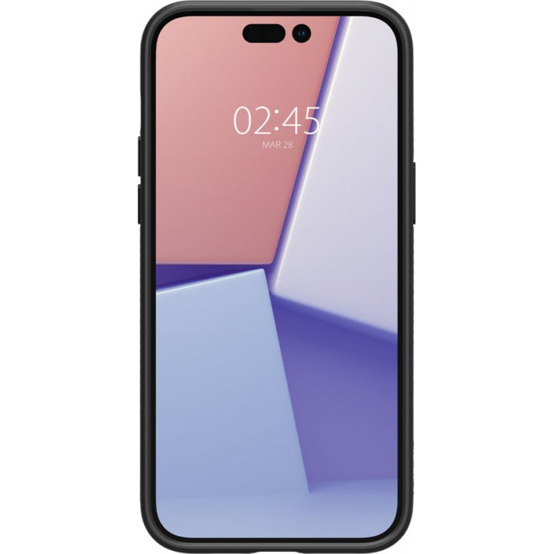 Custodia Spigen Liquid Air (ACS04957) per Apple iPhone 14 Pro, nero opaco