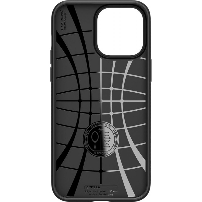 Custodia Spigen Liquid Air (ACS04957) per Apple iPhone 14 Pro, nero opaco