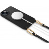 Custodia MagSafe Spigen Cyrill Classic Charm Mag (ACS04948) con cinturino per Apple iPhone 14 Plus / 15 Plus, nera