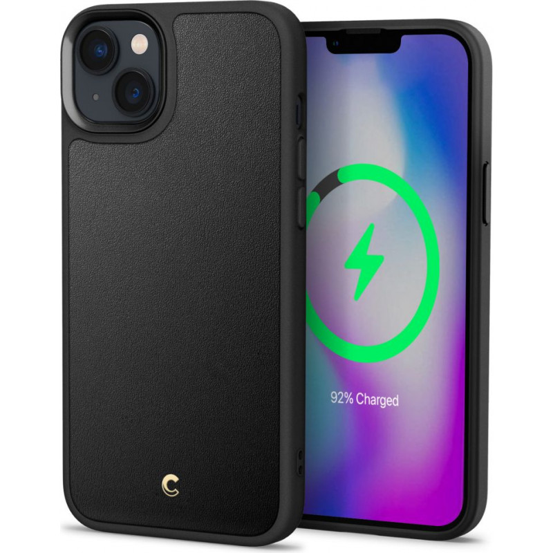 Custodia MagSafe Spigen Cyrill Kajuk Mag (ACS04946) per Apple iPhone 14 Plus / 15 Plus, nera
