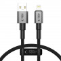 Cavo USB-A / Lightning Tech-Protect Ultraboost DNA, 12W, 2.4A, 25 cm, grigio ferro