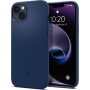 Custodia MagSafe Spigen Silicone Fit Mag (ACS04921) per Apple iPhone 14 Plus / 15 Plus, blu navy