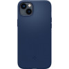 Custodia MagSafe Spigen Silicone Fit Mag (ACS04921) per Apple iPhone 14 Plus / 15 Plus, blu navy