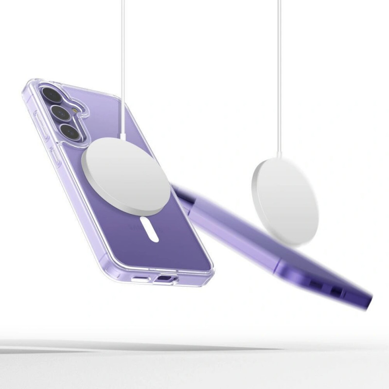Custodia Tech-Protect FlexAir Hybrid MagSafe per Samsung Galaxy A56 5G, trasparente