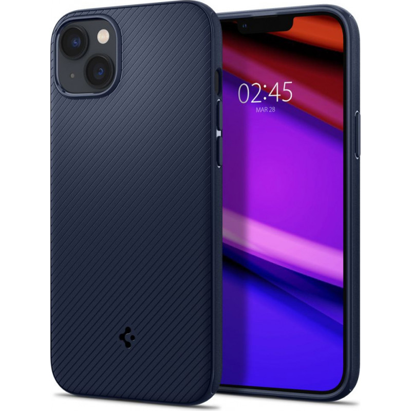 Custodia Spigen Mag Armor (ACS04919) per Apple iPhone 14 Plus / 15 Plus, blu navy