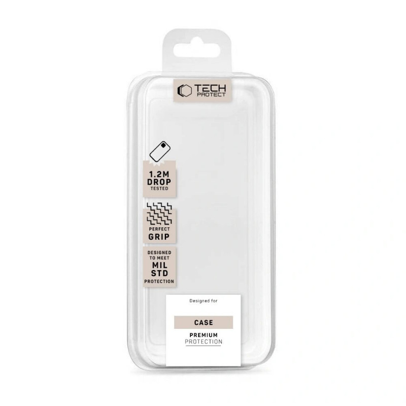 Custodia Smart View Tech-Protect per Xiaomi Redmi 12, nera